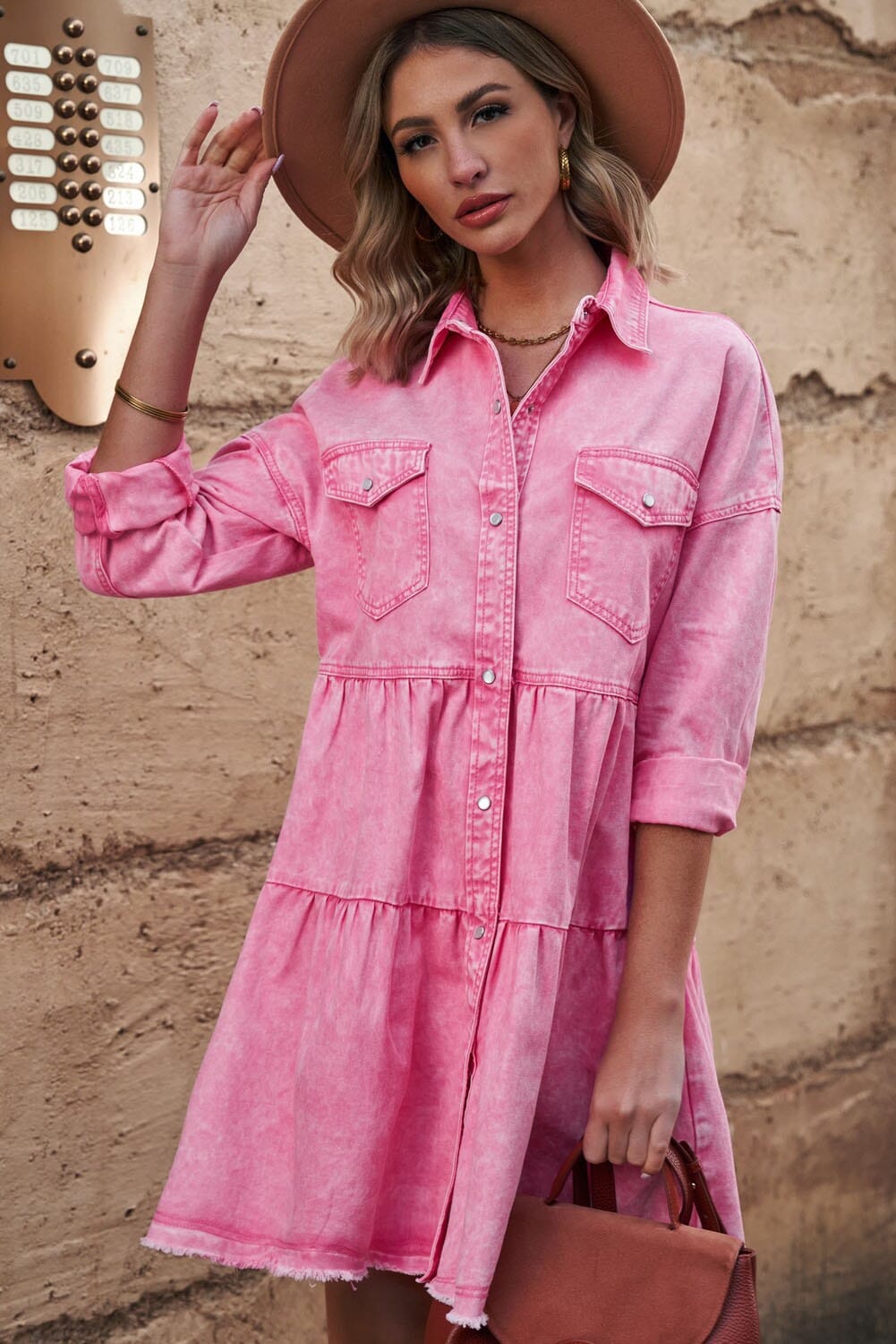 Pink Cowboy Dress Kentce