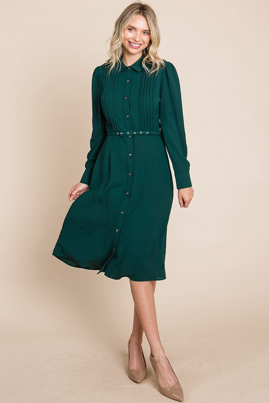 Pintucked Shirt Dress RolyPoly