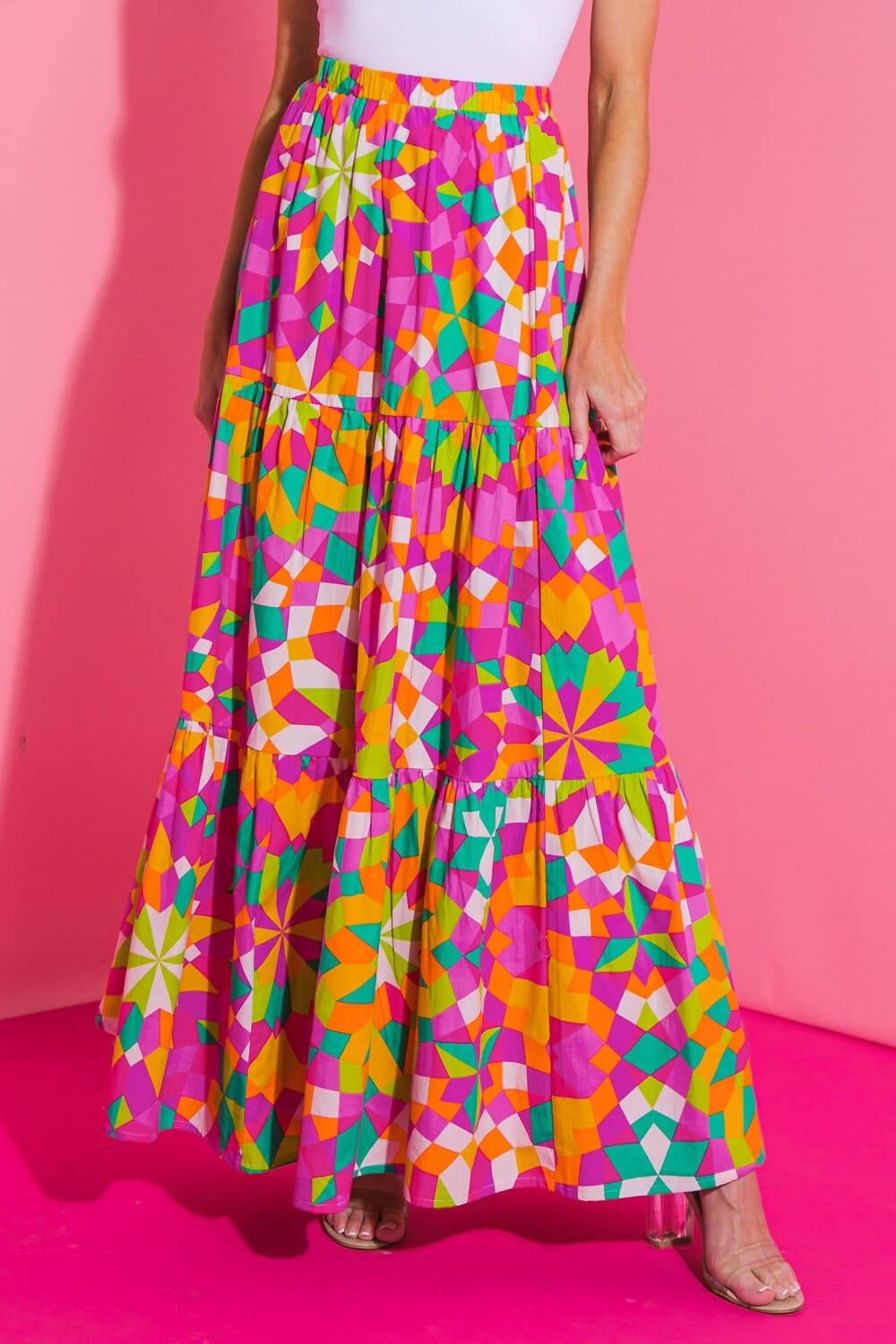 Printed Poplin Maxi Flying tomato