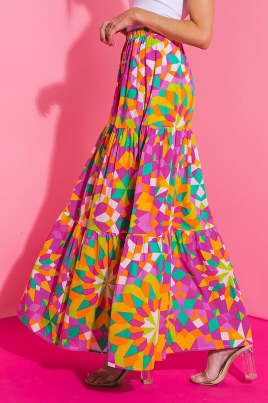 Printed Poplin Maxi Flying tomato