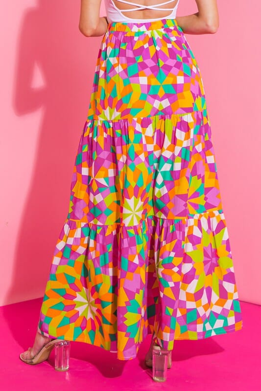 Printed Poplin Maxi Flying tomato
