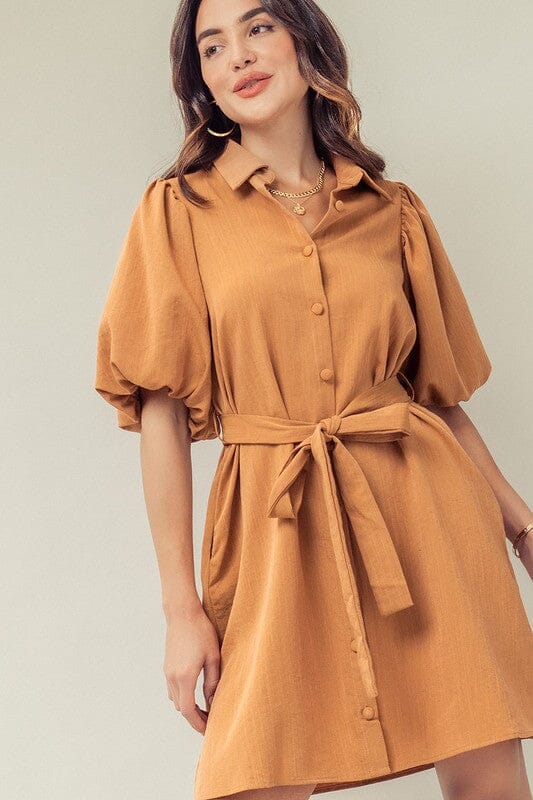 Puff Sleeve Shirt Dress Trend Notes