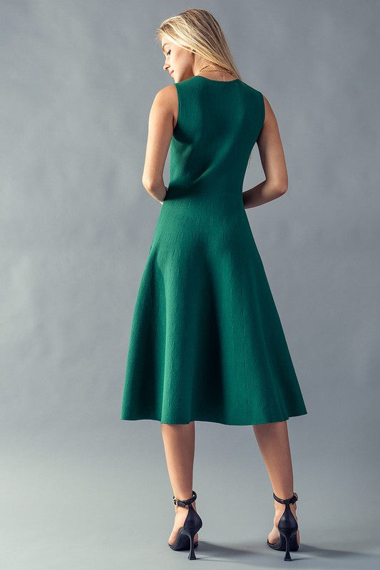 Sleeveless A Line Dress Knit Trend Notes