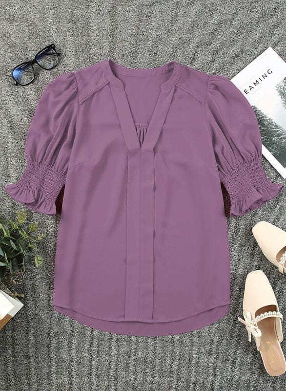 Smocked Sleeve Top 2.0 Shewin