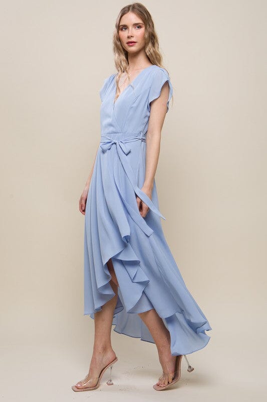 Solid Hi-Low Maxi love tree fashion