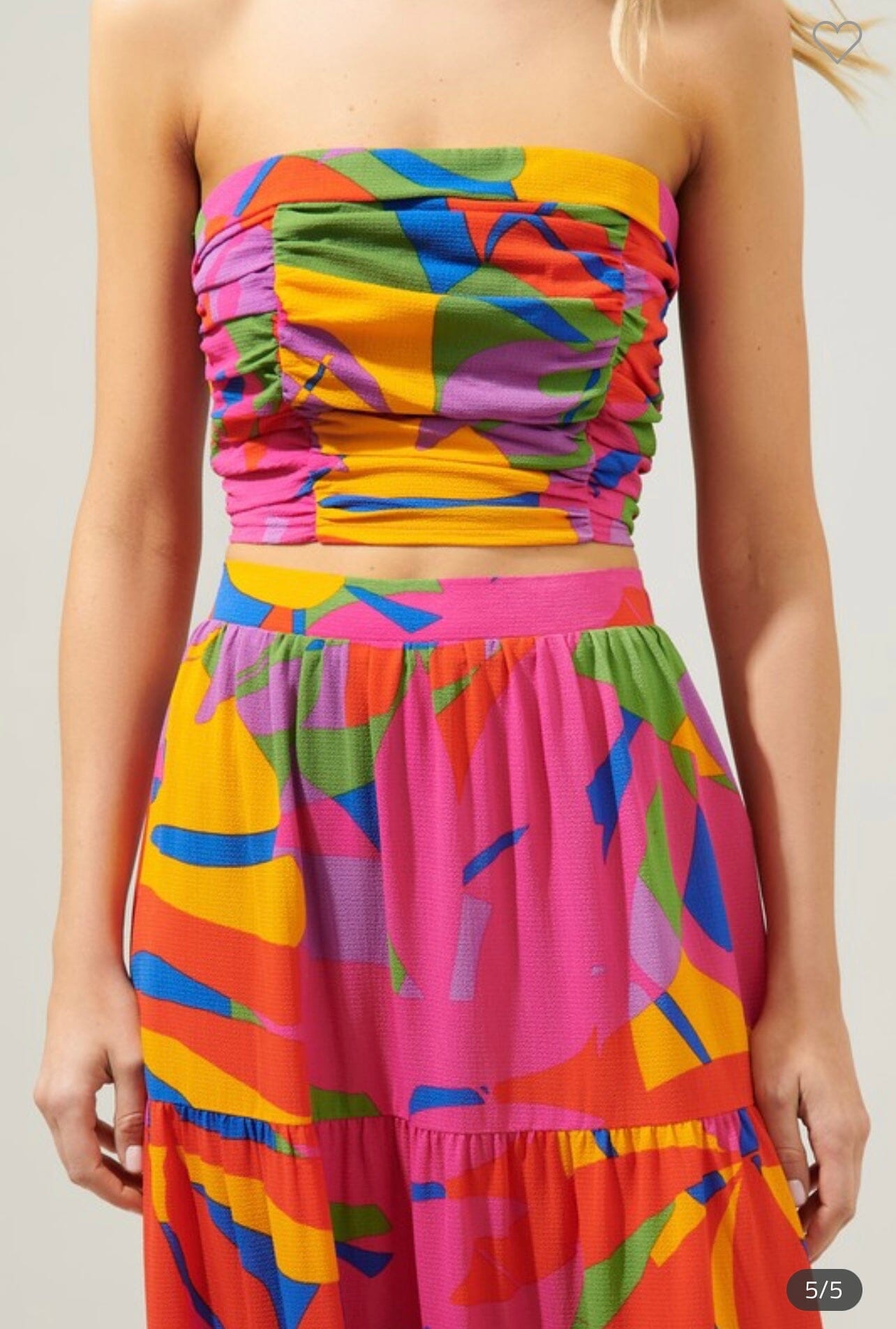 Soliel Floral Skirt Set SNAP-Something New And Pretty