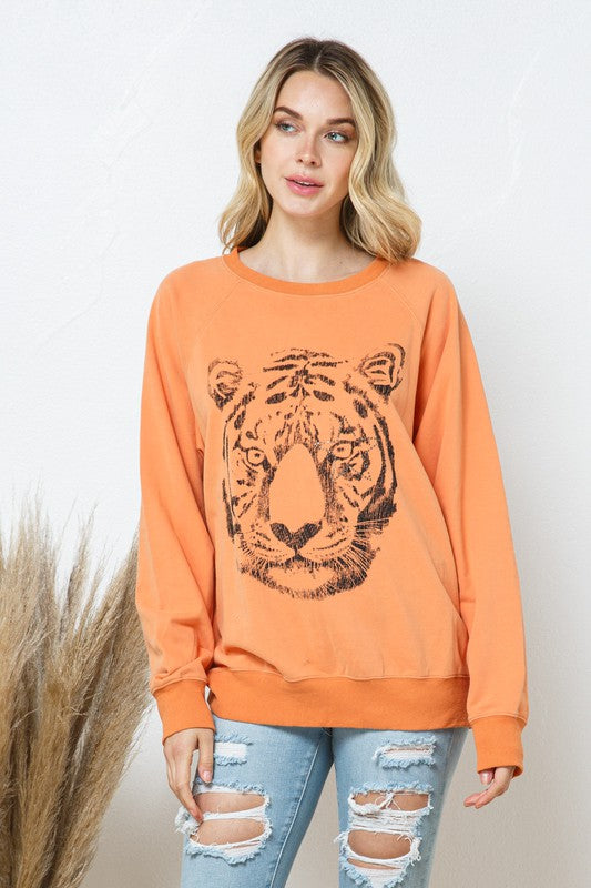 Star Eye of the Tiger Sweatshirt Blue B