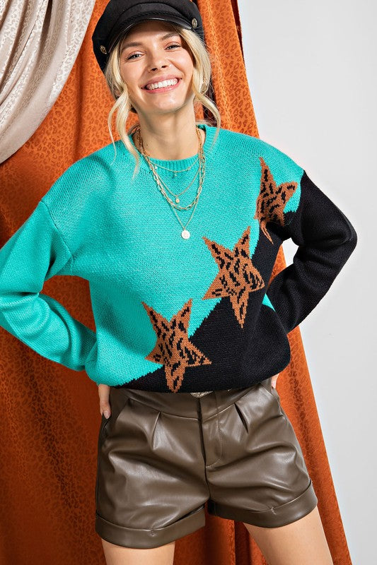 Star Leopard Sweater 143 Story