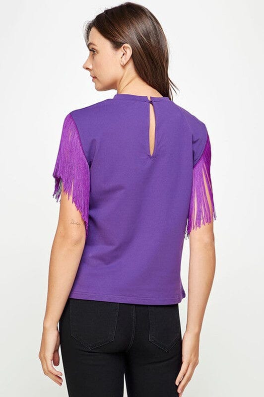Tassel Fringe Knit Blouse best & best
