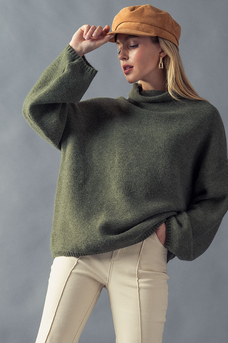 Texture Knit Cowl Sweater Trend Notes