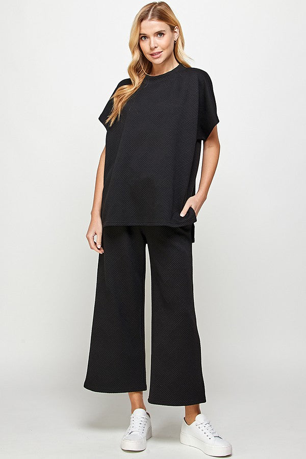 Textured 2 Piece Set see and be seen