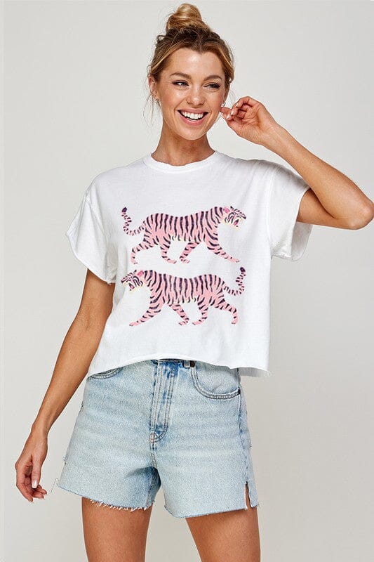 Tigers Vintage Tee illustrated society
