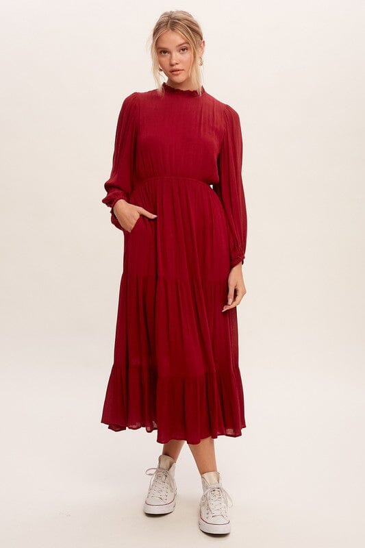 Wine Midi Dress listicle
