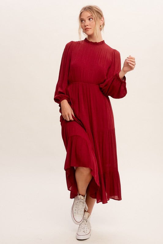 Wine Midi Dress listicle