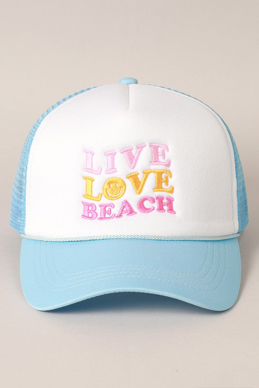 Live Love Beach Trucker Hat