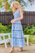 Floral Tiered Ric Rac Maxi