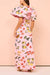 Butterfly Sleeve Split Maxi Dress