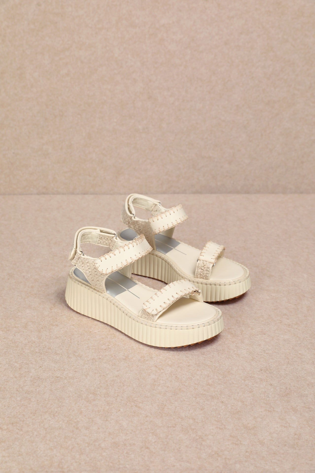 Darcy Platform Velcro Sandals