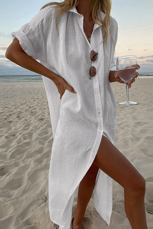 Linen Beach Dress