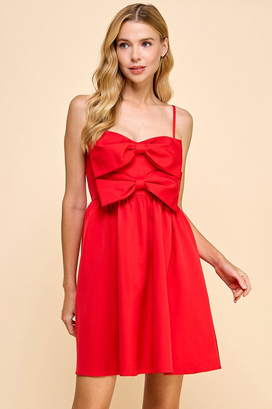 Double Bow Front Dress