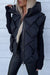 3D Texture Hooded Vest Coat Shiying 