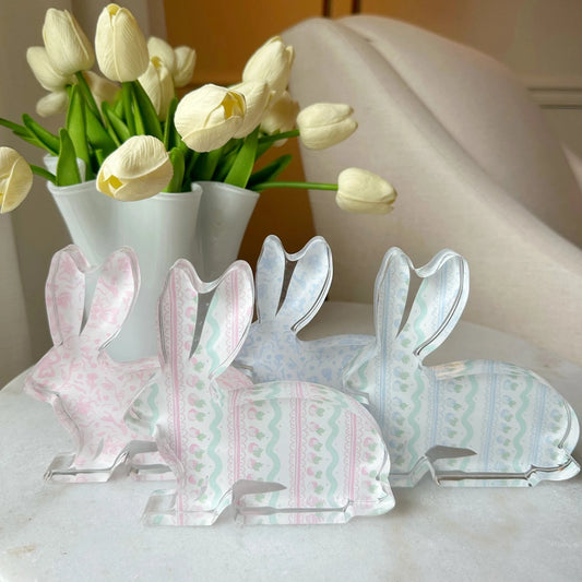 Acrylic Bunny Block Anna Walding Design 