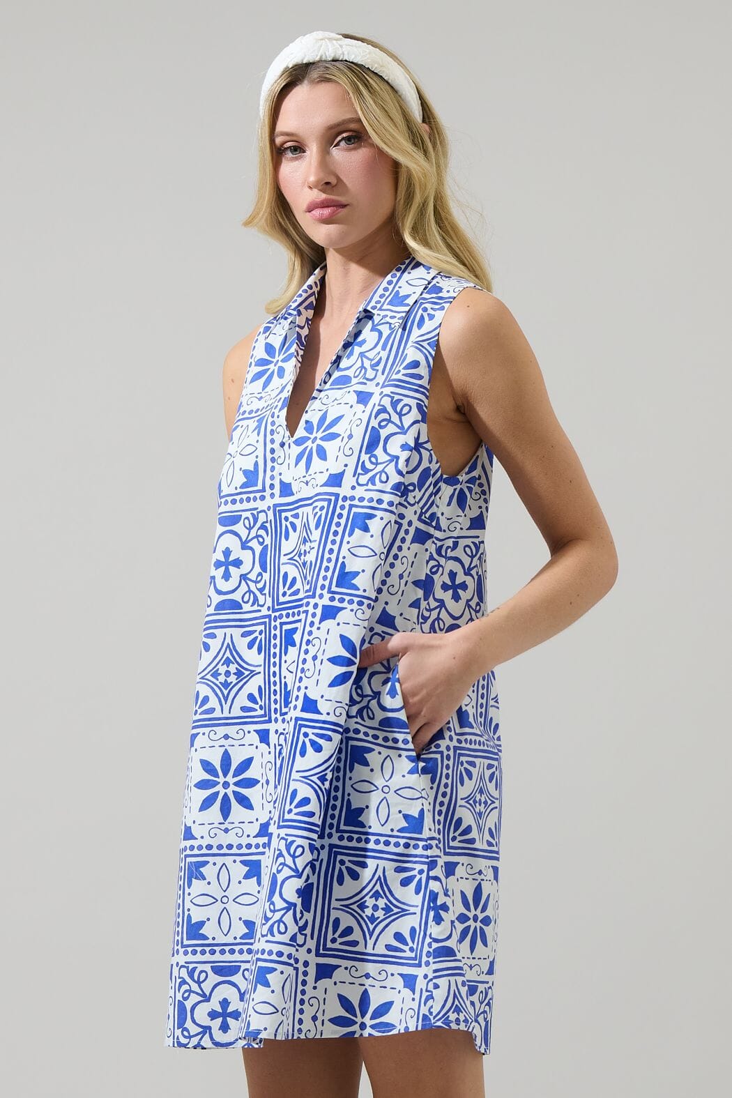 Arbor Tile Shift Dress Sugarlips 