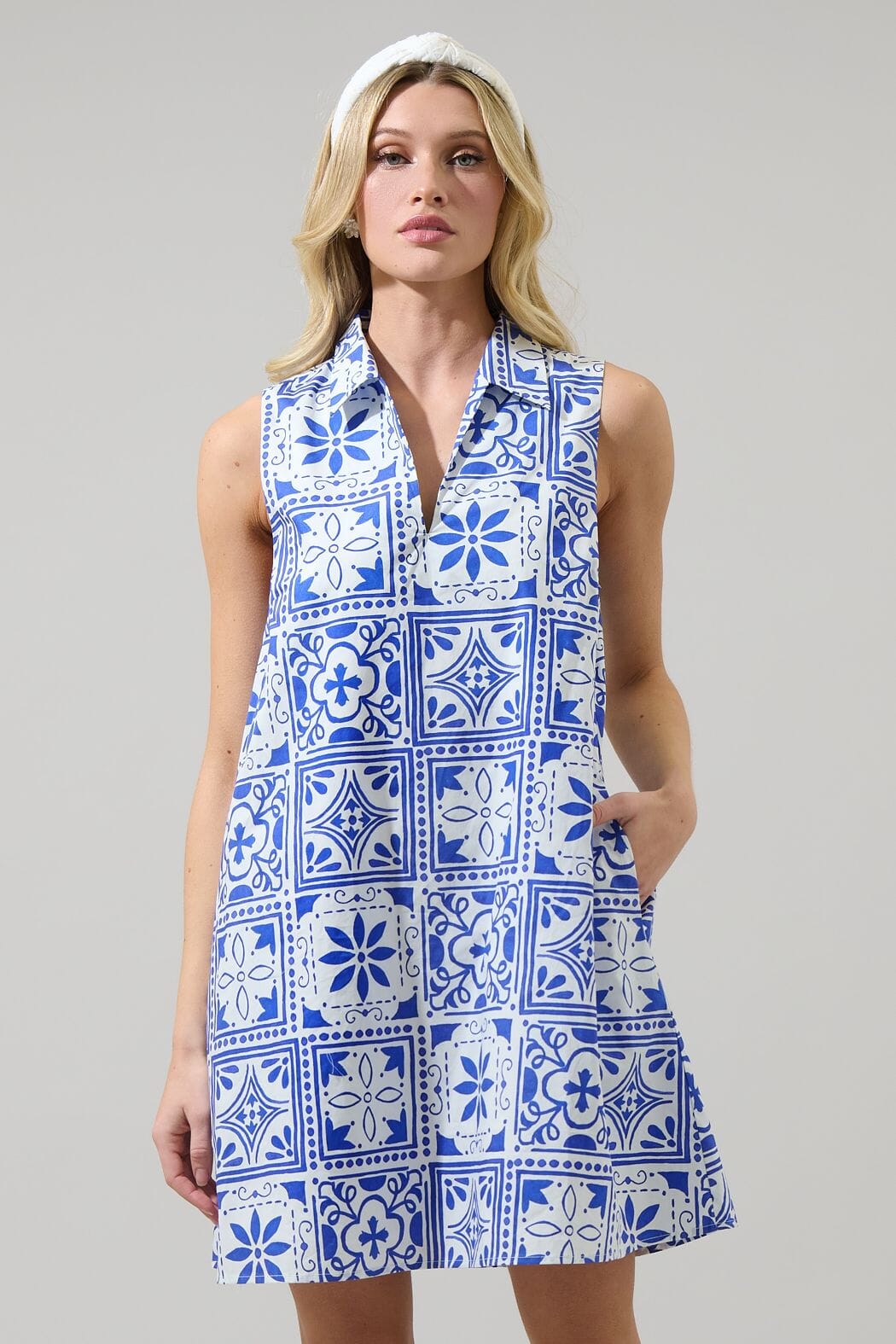 Arbor Tile Shift Dress Sugarlips 