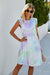 Tie Dye Tiered Dress