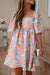 Babydoll Floral Dress Shewin 