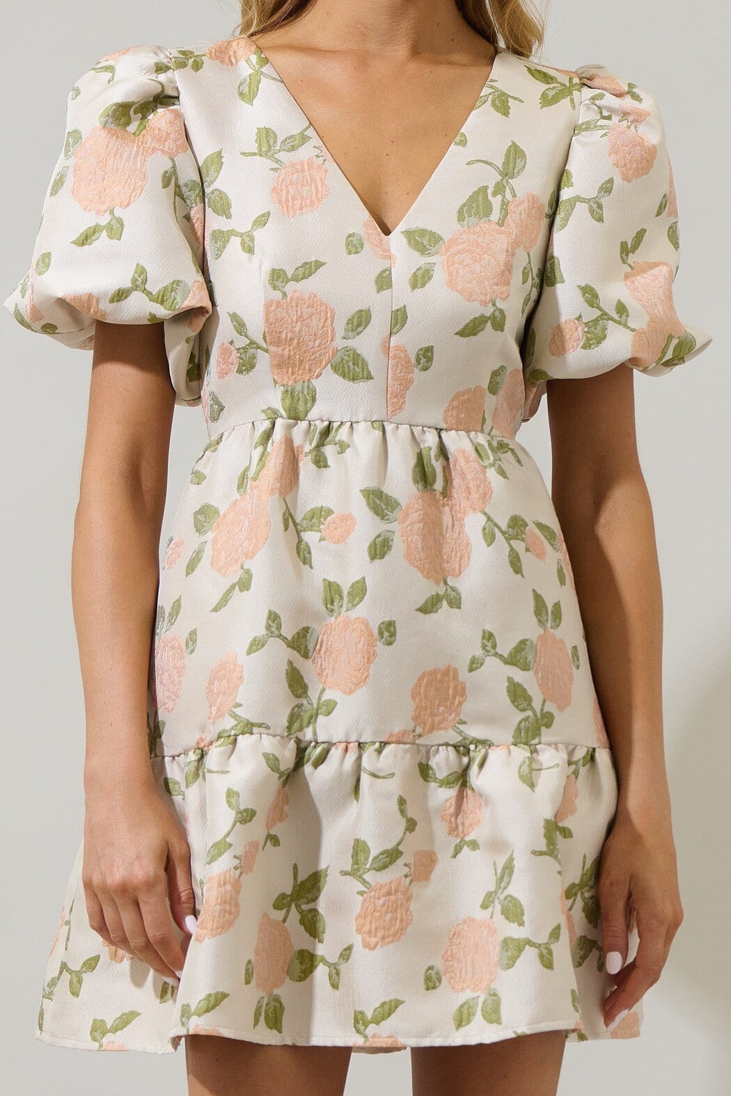 Bida Floral May Tiered Mini Dress Sugarlips 