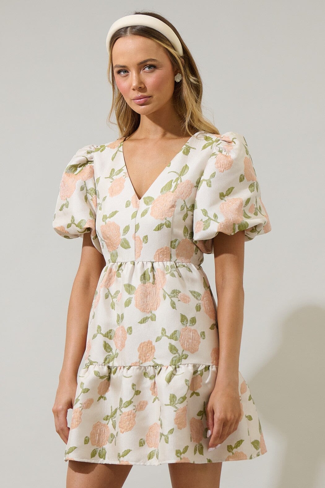 Bida Floral May Tiered Mini Dress Sugarlips 