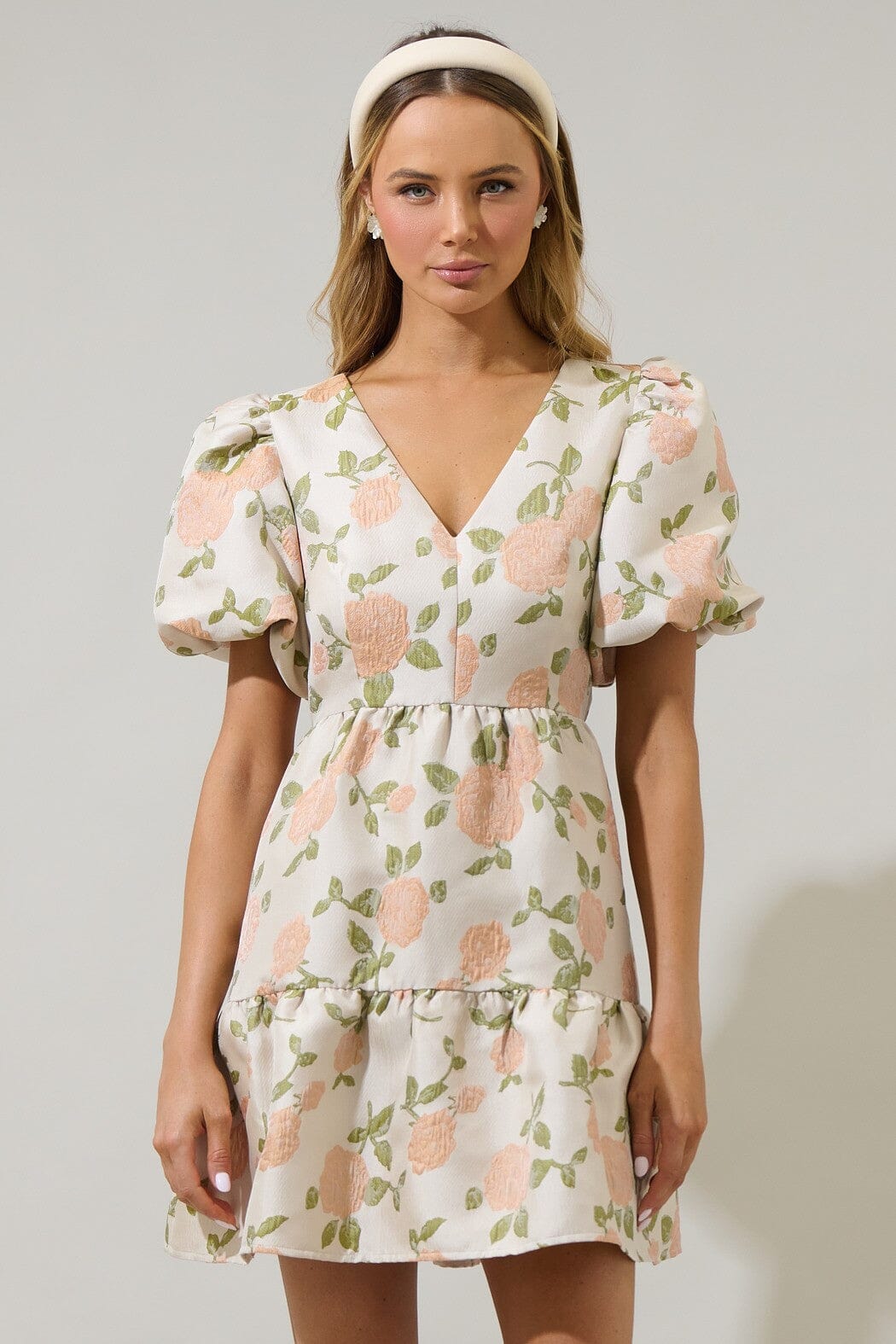 Bida Floral May Tiered Mini Dress Sugarlips 