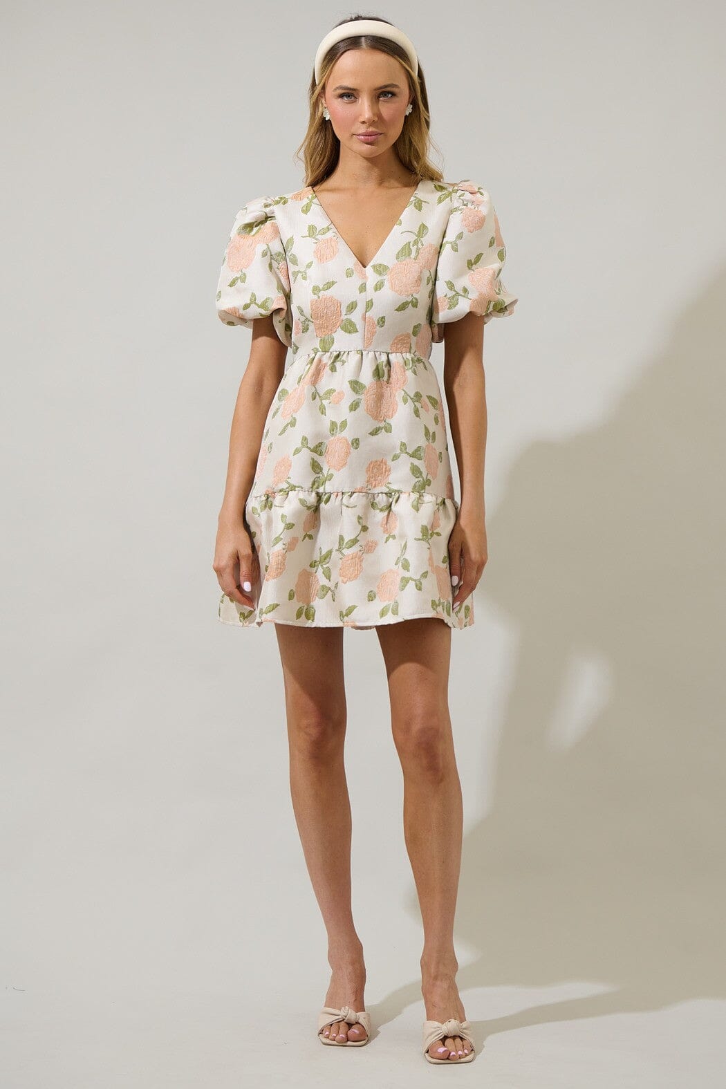Bida Floral May Tiered Mini Dress Sugarlips 