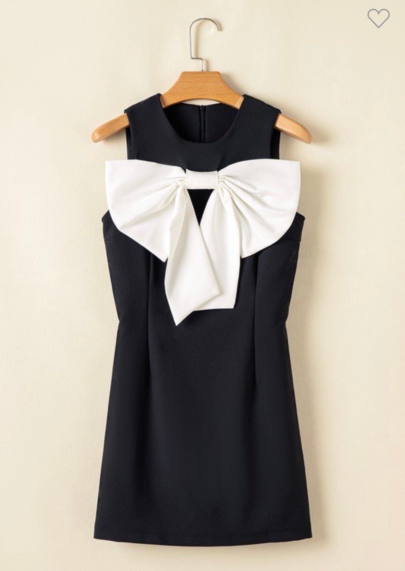 Black Bow Front Dress socali the label 