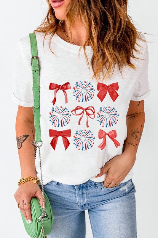 Bow Firework Tee Shewin 