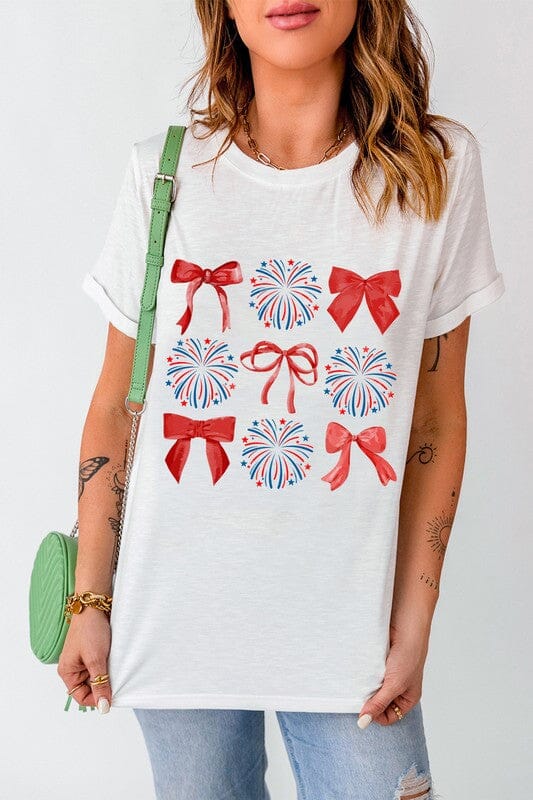 Bow Firework Tee Shewin 