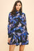 BUTTERFLY PRINT MINI DRESS Pinch 