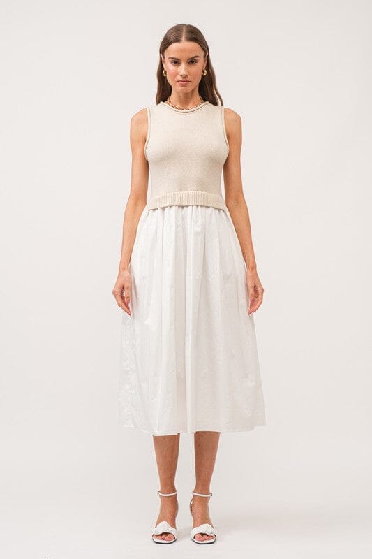 Charlotte Mixed Media Midi sofie the label 