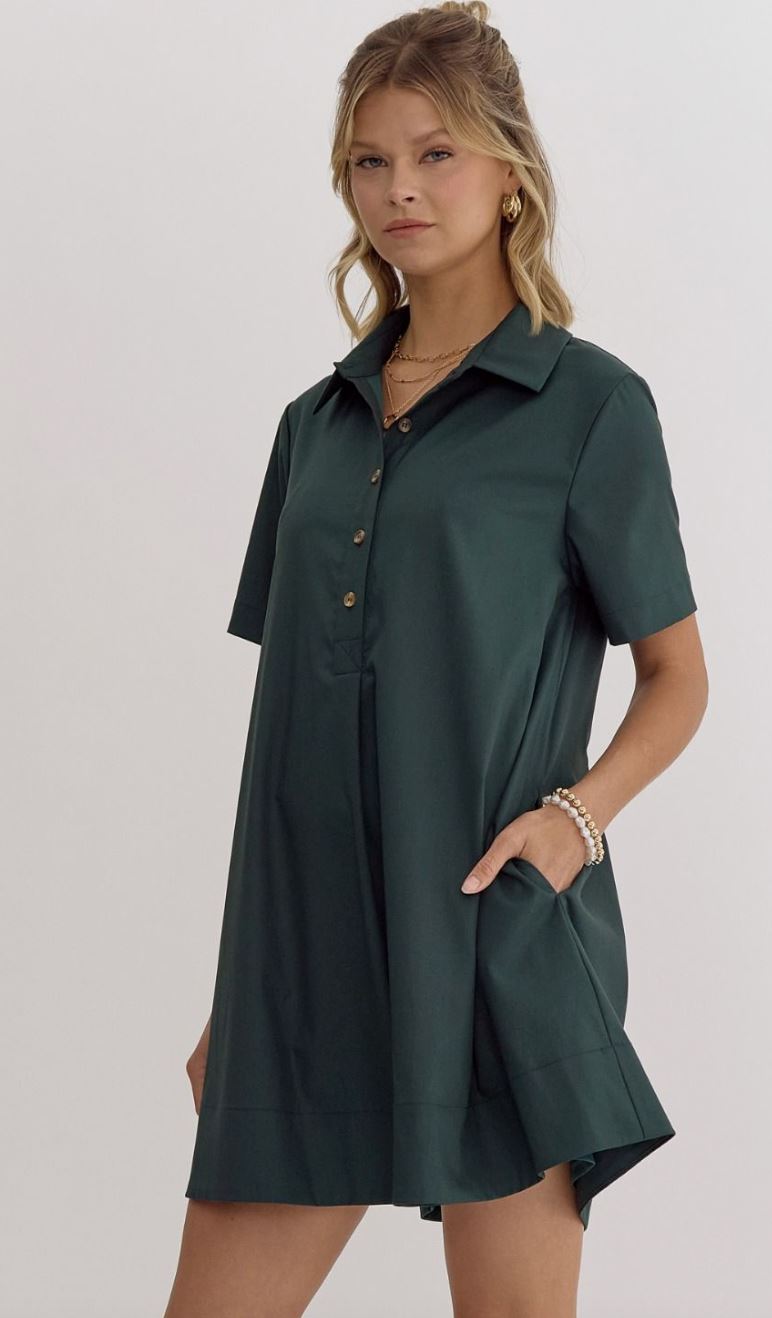 Classic Fall Shirt Dress entro 