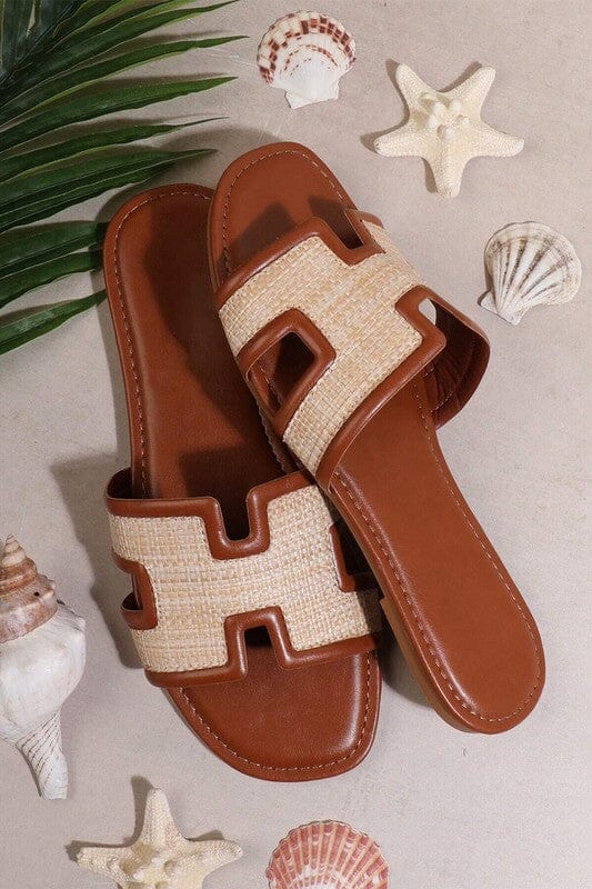 Cognac H Sandals Shewin 