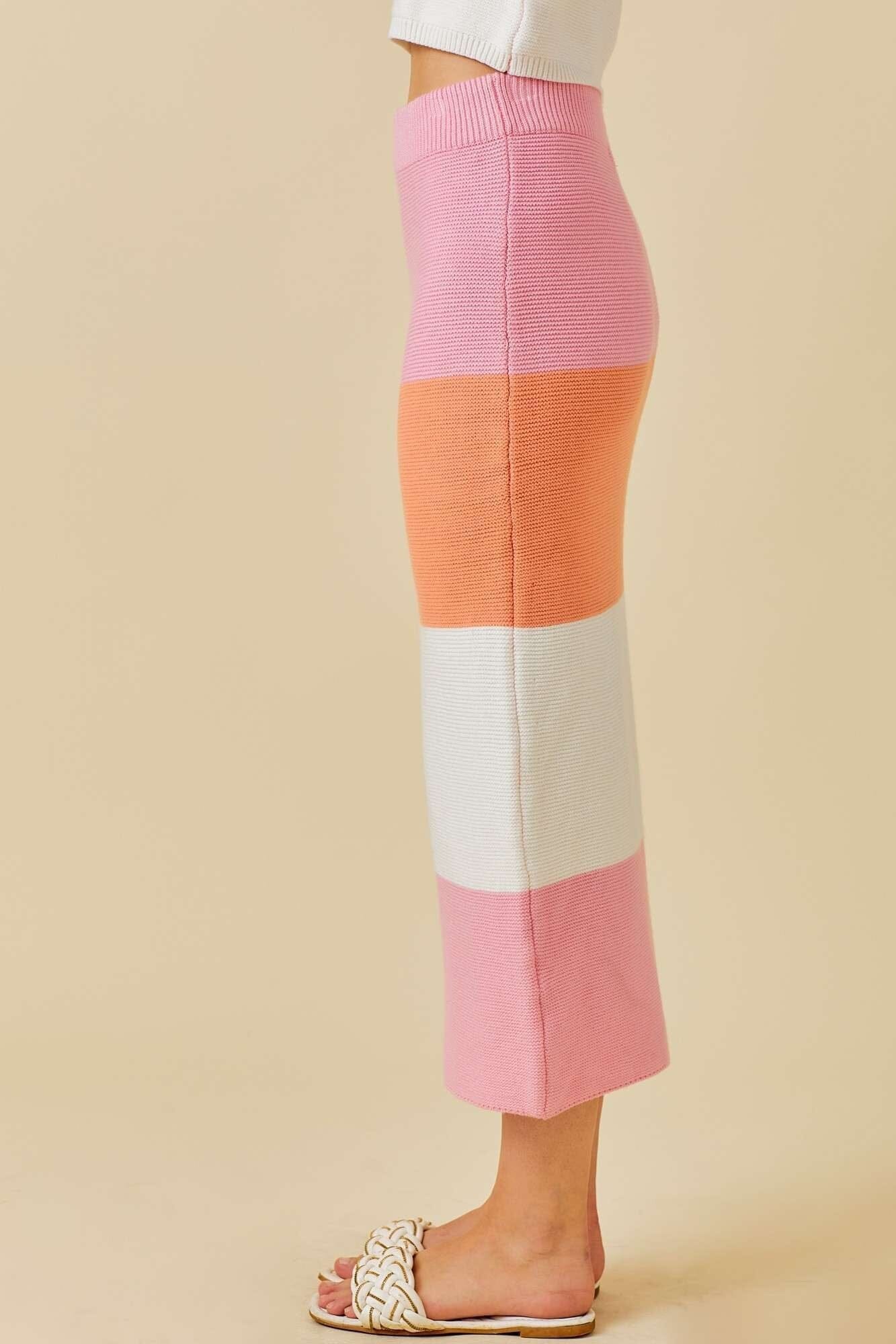 Colorblock Two Piece Set Main Strip 