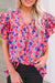 Colorful Abstract Spotted Top Shiying 