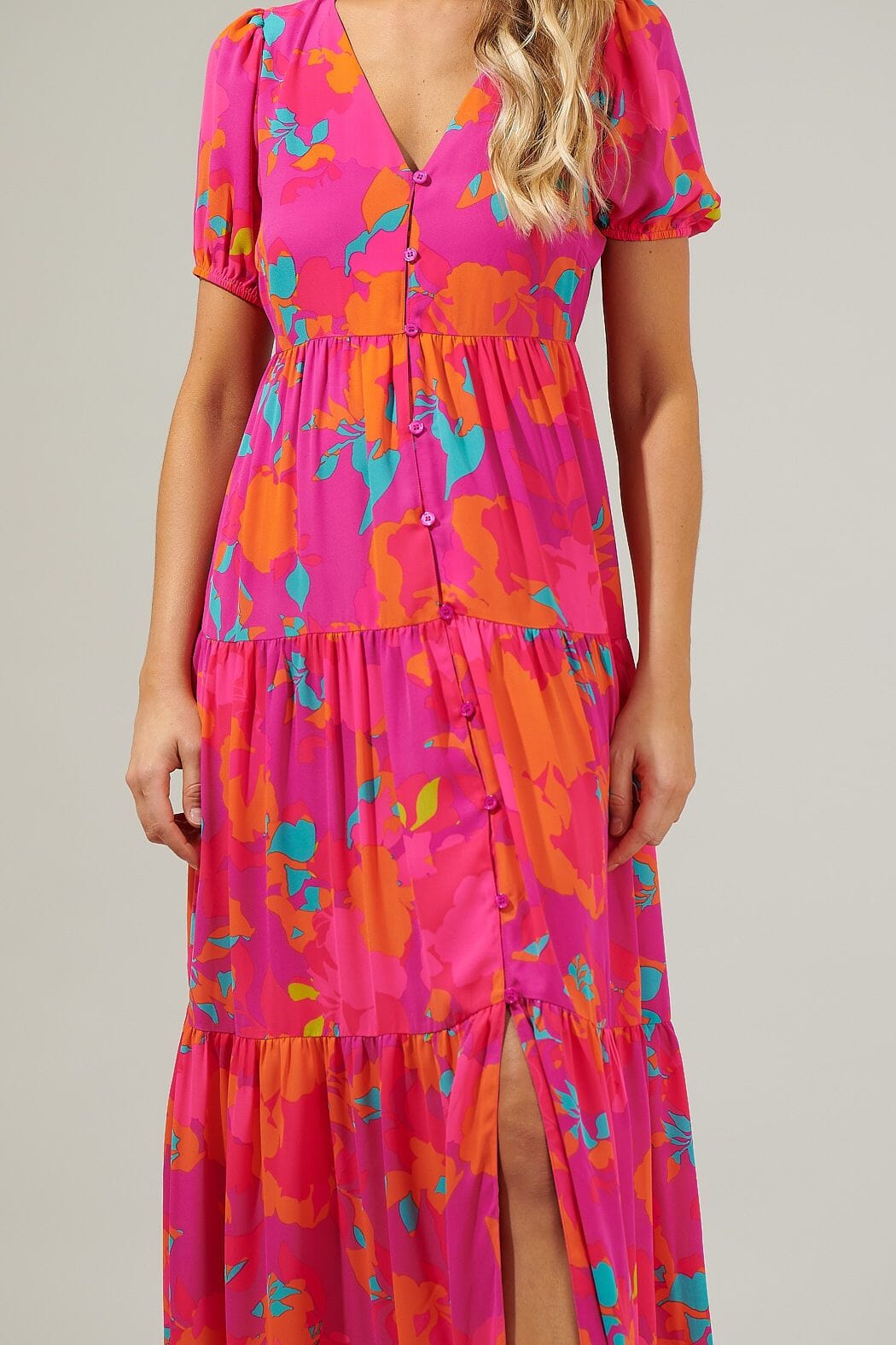 Constance Floral Monaco Dress Sugarlips 