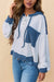 Corded Patch Pocket Drawstring Hoodie kentce 