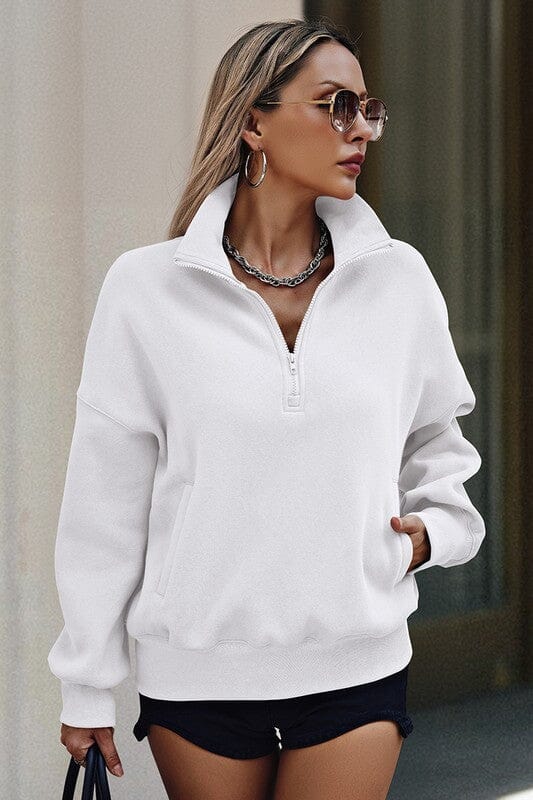 Cozy Quarter Zip Pullover supreme fashion 