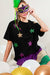 Crew Neck SS Star Sequin Top Vine & Love 