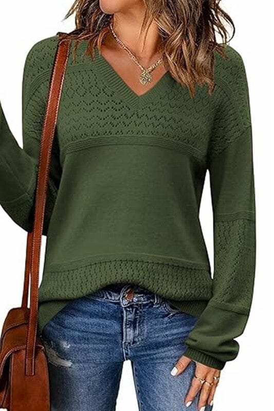 Crochet Detail Sweater Wholesalesir 