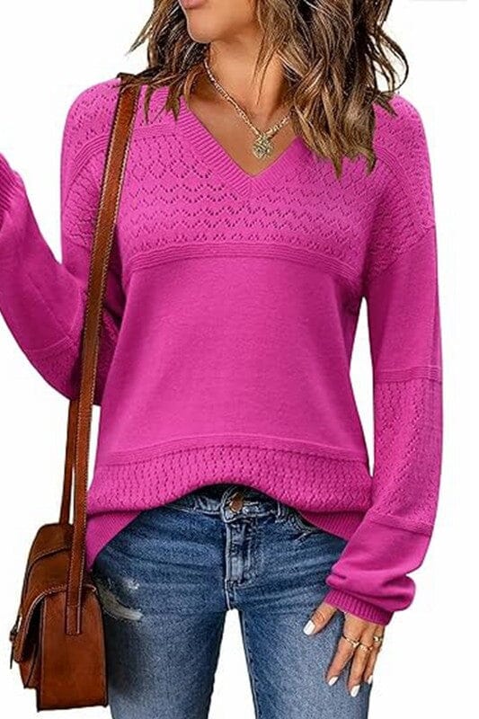 Crochet Detail Sweater Wholesalesir 
