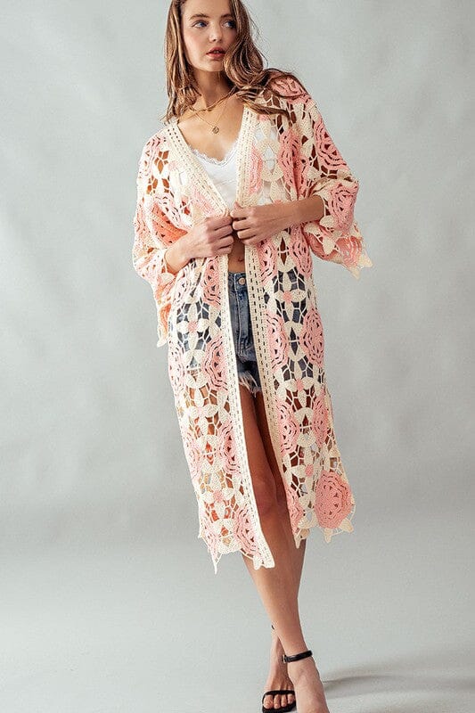 Crochet Floral Long Cardigan Trend Notes 